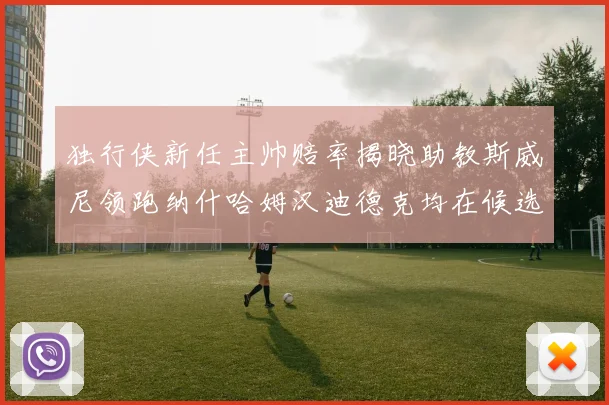 独行侠新任主帅赔率揭晓助教斯威尼领跑纳什哈姆汉迪德克均在候选之中